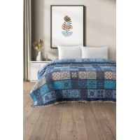 Cuvertura L'Essentiel Patchwork Blue