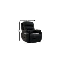 Кресло Atelier Del Sofa Comfort Electric Black фото №11 — интернет-магазин Desire.md
