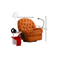 Кресло Atelier Del Sofa Dream Electric Tile Red фото №8 — интернет-магазин Desire.md