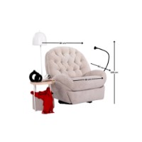 Кресло Atelier Del Sofa Dream Electric Cream фото №8 — интернет-магазин Desire.md