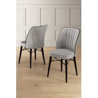 Set mobilă pentru bucătărie Hanah Home Nuna Grey Black