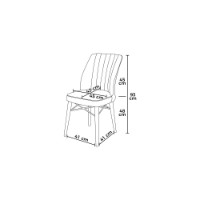 Set mobilă pentru bucătărie Hanah Home Nuna Anthracite Black imaginea #3 — magazin online Desire.md