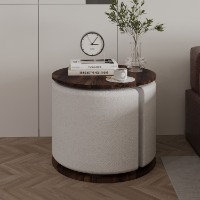 Set măsuţe cafea Hanah Home Vexana Walnut 2pcs