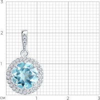 Подвеска SOLOVOV JEWELRY 94-330-02052-1 1,5g фото №3 — интернет-магазин Desire.md