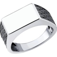 Кольцо SOLOVOV JEWELRY 95010221 s.22,5 6,54g