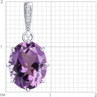 Подвеска SOLOVOV JEWELRY 94-330-02054-3 1,2g фото №3 — интернет-магазин Desire.md