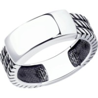Кольцо SOLOVOV JEWELRY 95010198 s.18 6,15g
