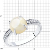 Кольцо SOLOVOV JEWELRY 94-310-00887-1 s.18 2,04g фото №2 — интернет-магазин Desire.md