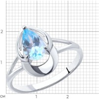 Кольцо SOLOVOV JEWELRY 94-310-00981-1 s.18,5 1,81g фото №3 — интернет-магазин Desire.md