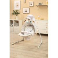 Leagăn electric Caretero Raffi Light Grey (TERO-8093) imaginea #10 — magazin online Desire.md