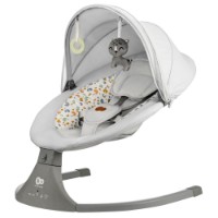 Leagăn electric Kinderkraft Lumi 2 Light Grey (KBLUMI02LGR0000)
