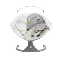 Leagăn electric Kinderkraft Lumi 2 Light Grey (KBLUMI02LGR0000) imaginea #3 — magazin online Desire.md