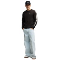 Hanorac pentru bărbați Puma Ess Elevated Crew Puma Black/Warm White, s.M imaginea #5 — magazin online Desire.md