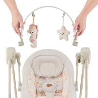 Leagăn electric Kinderkraft Swingee Beige (KBSWIN00BEG0000) imaginea #8 — magazin online Desire.md