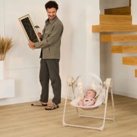 Leagăn electric Kinderkraft Swingee Beige (KBSWIN00BEG0000) imaginea #2 — magazin online Desire.md