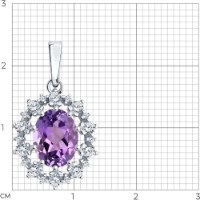 Pandantiv SOLOVOV JEWELRY 94-330-02042-3 1,89g imaginea #3 — magazin online Desire.md