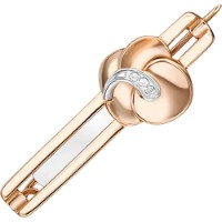 Brosa din aur combinat cu diamante Platina 04-0271-00-101-1111 2,8g