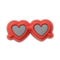 Dibbits pentru Crocs Red Heart Sunglasses