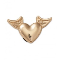Dibbits pentru Crocs Gold Heart With Wings