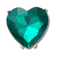 Dibbits pentru Crocs Emerald Heart Gem