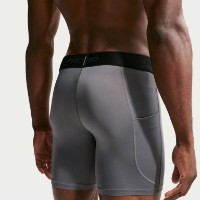 Pantaloni scurți pentru bărbați Nike Pro Dri-Fit Smoke Grey/Black, s.M imaginea #5 — magazin online Desire.md