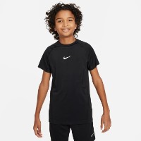Tricou pentru copii Nike Pro Dri-FIT Black/White, s.M