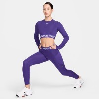 Hanorac damă Nike Pro Dri-FIT Court Purple/White, s.M imaginea #3 — magazin online Desire.md