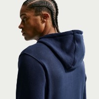 Hanorac pentru bărbați Nike Club Full-Zip Fleece Obsidian/White, s.S imaginea #6 — magazin online Desire.md