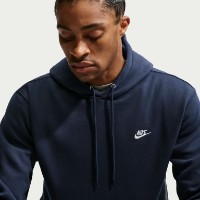 Hanorac pentru bărbați Nike Club Obsidian/White, s.M imaginea #5 — magazin online Desire.md