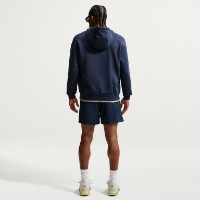 Hanorac pentru bărbați Nike Club Full-Zip Fleece Obsidian/White, s.XL imaginea #4 — magazin online Desire.md