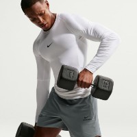 Pantaloni scurți pentru bărbați Nike Pro Training Dri-Fit 6 Smoke Grey/Black, s.XL imaginea #5 — magazin online Desire.md