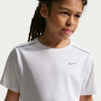 Tricou pentru copii Nike Miler Dri-FIT White/Heather, s.L imaginea #6 — magazin online Desire.md