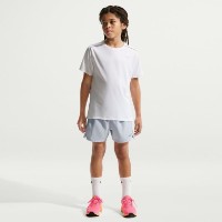 Tricou pentru copii Nike Miler Dri-FIT White/Heather, s.S imaginea #4 — magazin online Desire.md