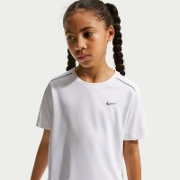 Tricou pentru copii Nike Miler Dri-FIT White/Heather, s.S imaginea #5 — magazin online Desire.md