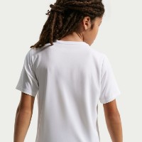 Tricou pentru copii Nike Miler Dri-FIT White/Heather, s.S imaginea #8 — magazin online Desire.md