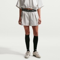 Pantaloni scurți dame Puma Sportswear Loose Mid-Rise Satin Light Bone/Black, s.M
