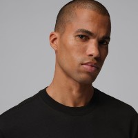 Tricou bărbătesc Nike Jordan Sport Dri-Fit Black/White/University Red, s.S imaginea #4 — magazin online Desire.md