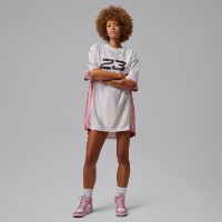Rochie dame Nike Jordan Brooklyn White/Iced Carmine/Black, s.XS  imaginea #3 — magazin online Desire.md