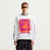 Hanorac barbat Nike Your Message Here White/Vivid Purple/Total Orange, s.M