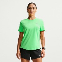 Tricou de dame Nike Swift Dri-Fit llusion Green/Reflective Silver, s.L