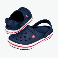 Șlapi pentru copii Crocs Crocband Navy, s.37-38