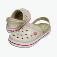 Șlapi pentru copii Crocs Crocband Beige, s.41-42