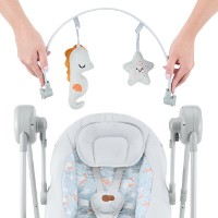 Leagăn electric Kinderkraft Swingee Grey (KBSWIN00GRY0000) imaginea #7 — magazin online Desire.md