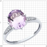 Inel SOLOVOV JEWELRY 94-310-02054-3 s.17,5 2,01g imaginea #2 — magazin online Desire.md