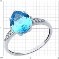 Inel SOLOVOV JEWELRY 94-310-02059-1 s.18 1,9g imaginea #2 — magazin online Desire.md