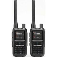 Stație radio portabilă Boafeng UV-5R Black 2pcs