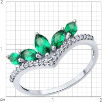 Inel SOLOVOV JEWELRY 94-310-02173-4 s.16,5 1,72g imaginea #4 — magazin online Desire.md