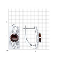 Cercei SOLOVOV JEWELRY 94-320-00788-2 3,36g imaginea #2 — magazin online Desire.md