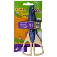 Foarfece Zibi Zig Zag 16.5cm Blue (ZB.5020-02)