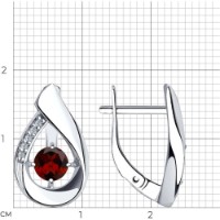 Cercei SOLOVOV JEWELRY 94-320-00695-2 3,24g imaginea #2 — magazin online Desire.md